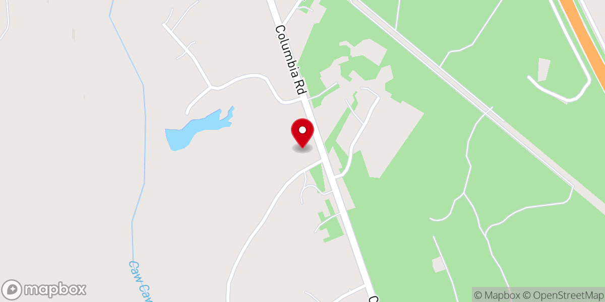 Map showing location of Bethel Church