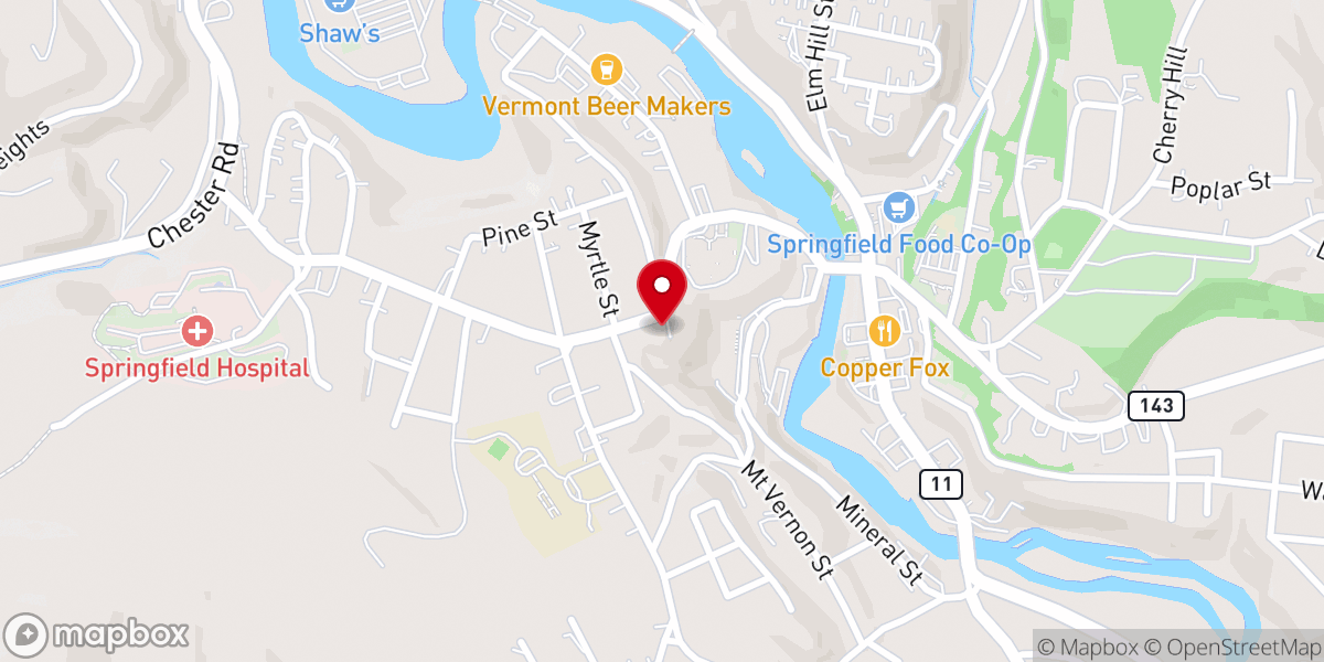 Map showing location of Holy Trinity Orthodox Church