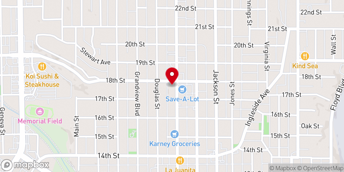Map showing location of St.Mary Eritrean Orthodox Tewahdo Church