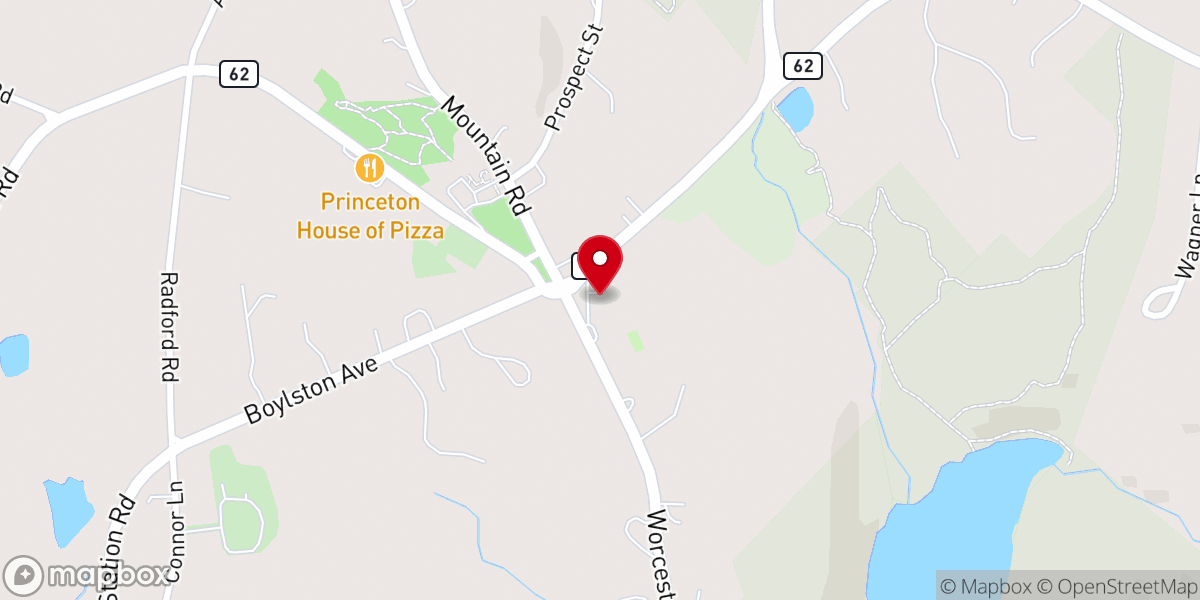 Map showing location of Prince of Peace Parish