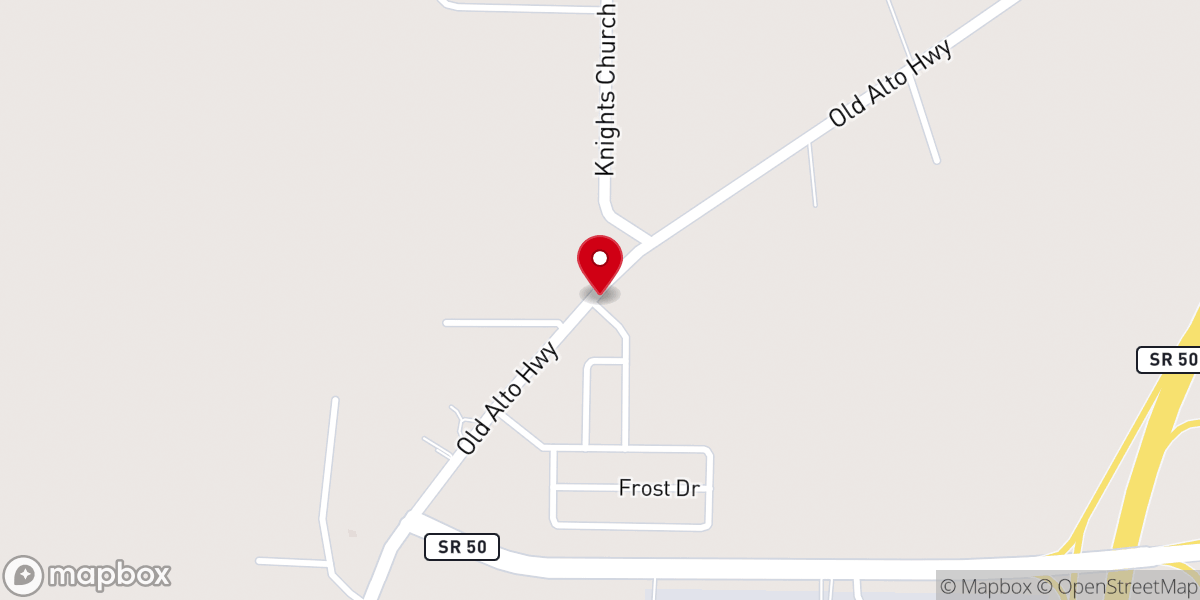Map showing location of Christ the King Anglican Church the Way Forward Inc