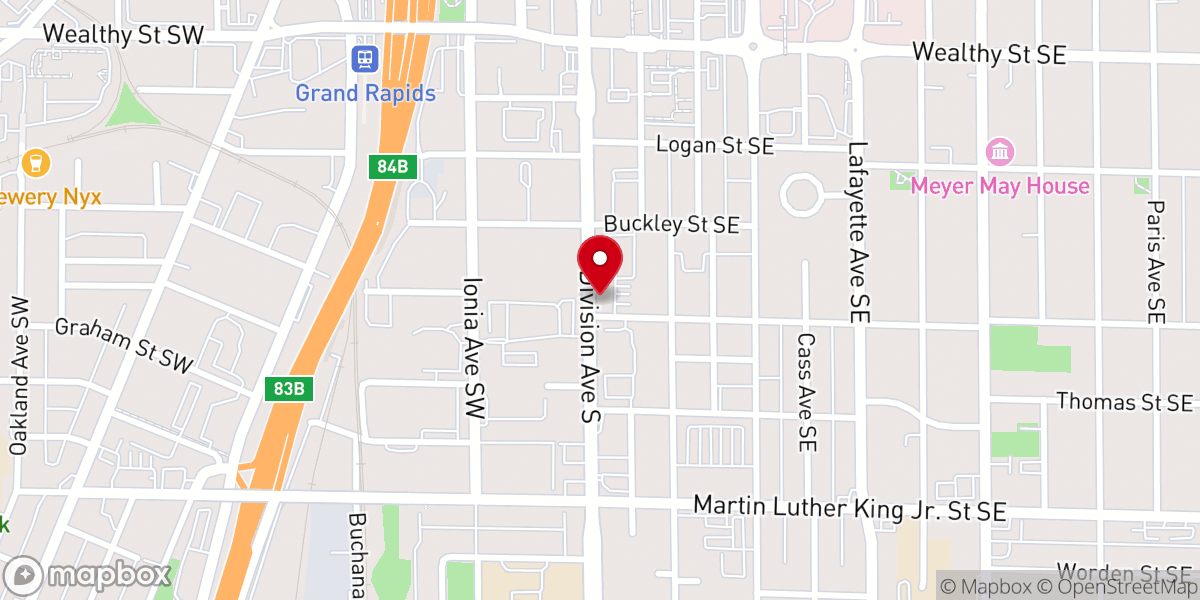 Map showing location of City Life Church