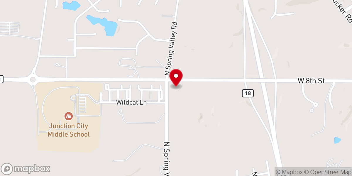 Map showing location of Spring Valley Historic Site