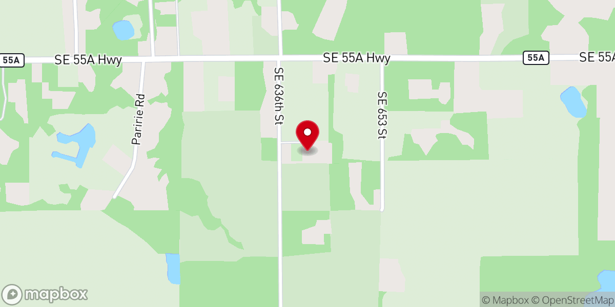Map showing location of Faith Baptist Church