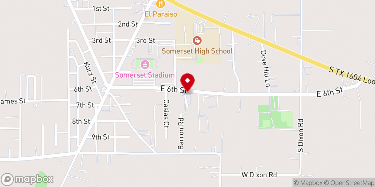 Map showing location of Somerset Church of God: Dios Restaura