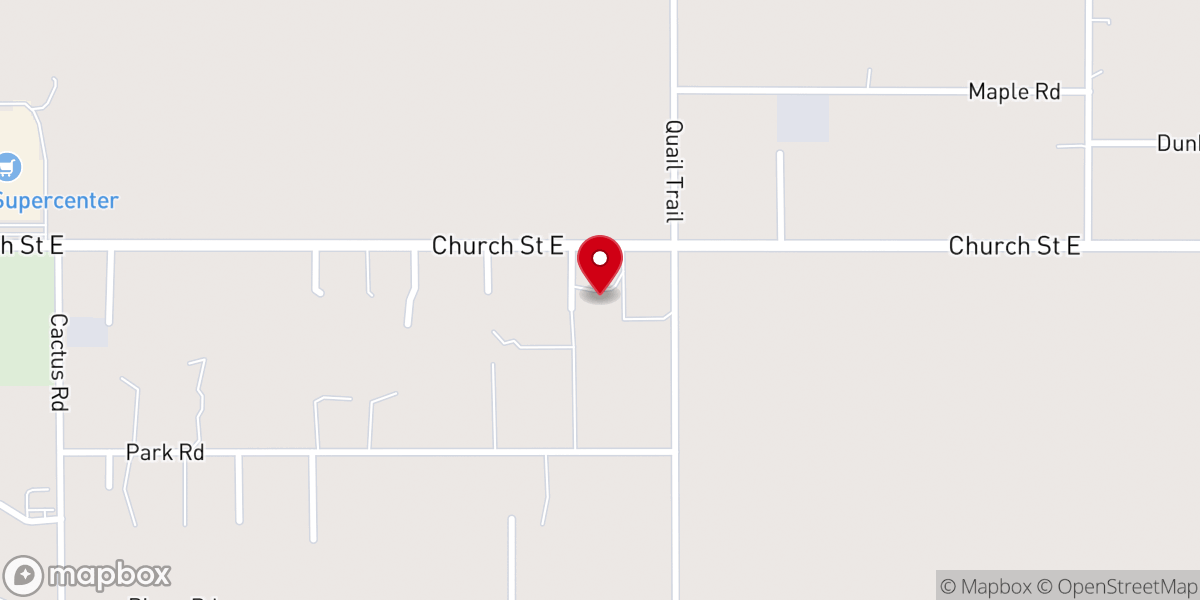 Map showing location of Church Street Market
