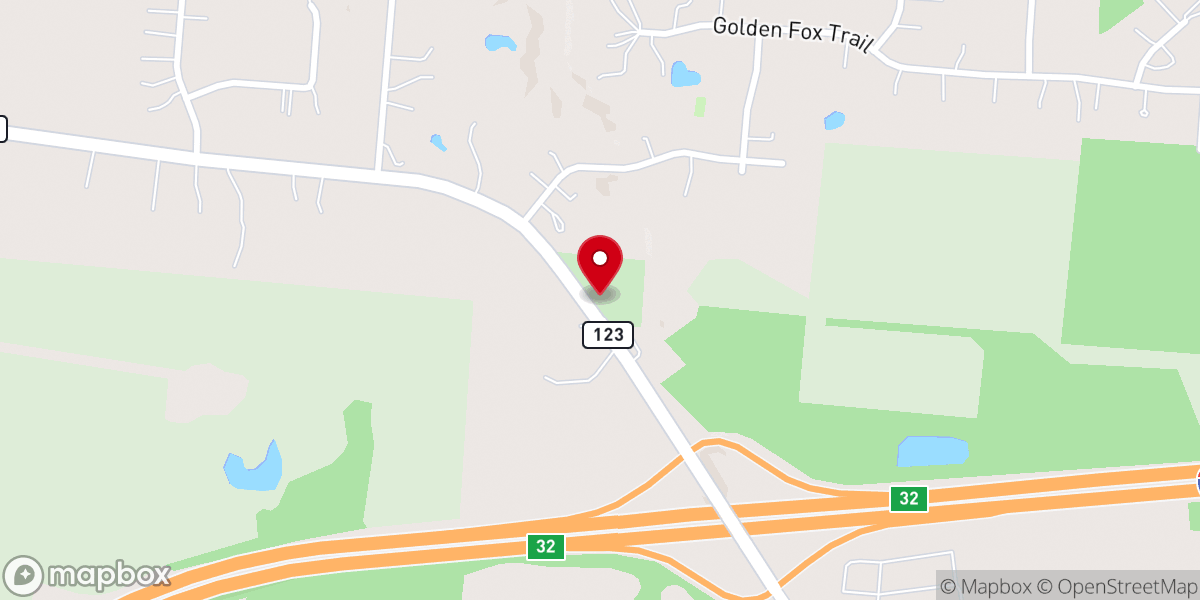Map showing location of Bethany United Church-Christ