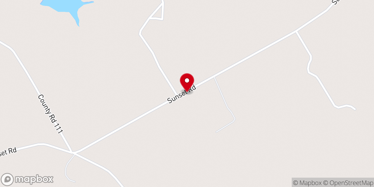 Map showing location of New Zion Church