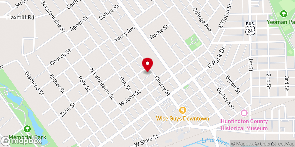 Map showing location of Ss Peter & Paul Catholic Church