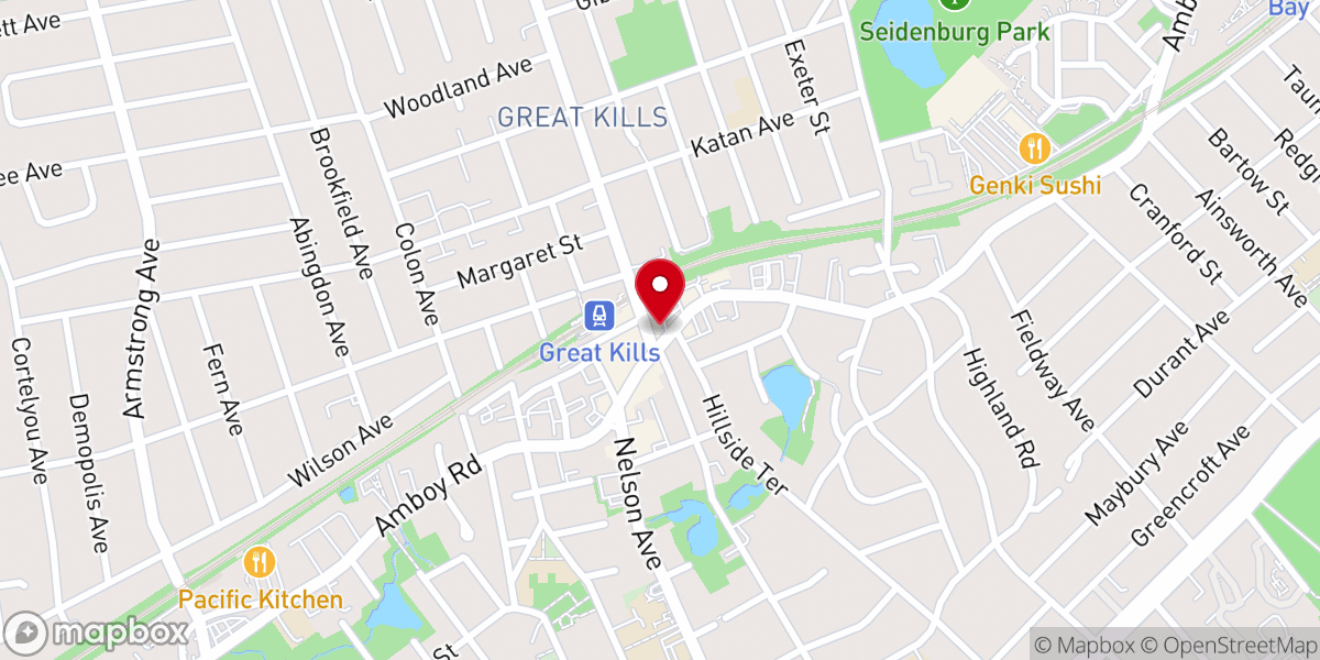 Map showing location of Brew Bar
