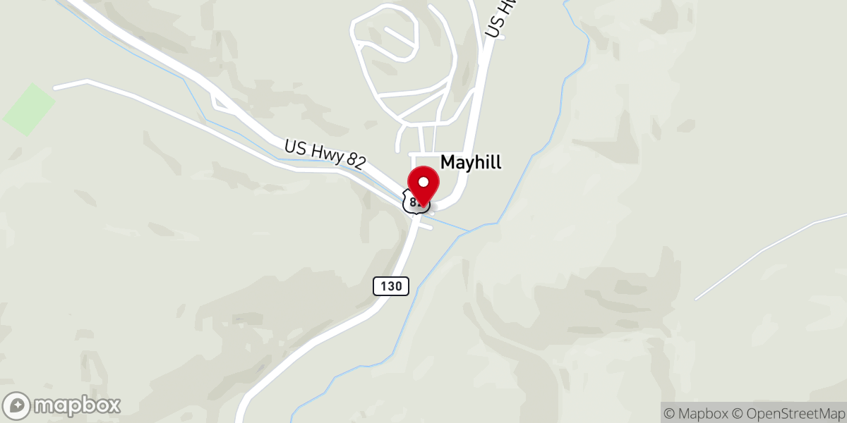 Map showing location of Camp Rio