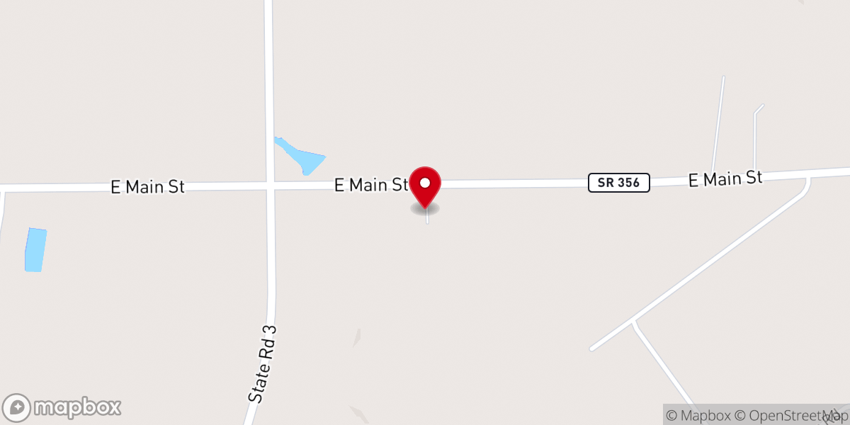 Map showing location of Kimberlin Creek Church