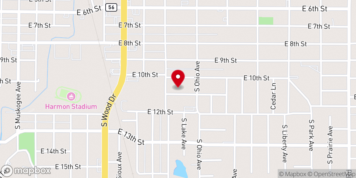 Map showing location of Restore Church