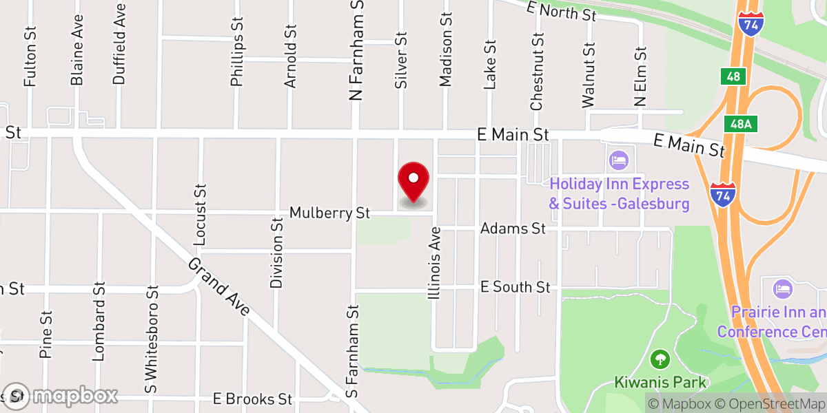 Map showing location of Road to Freedom Baptist Church