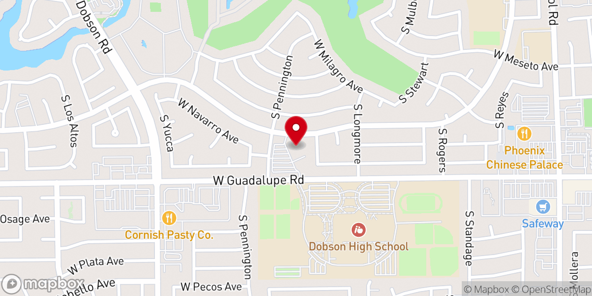 Map showing location of St. Timothy Catholic Church