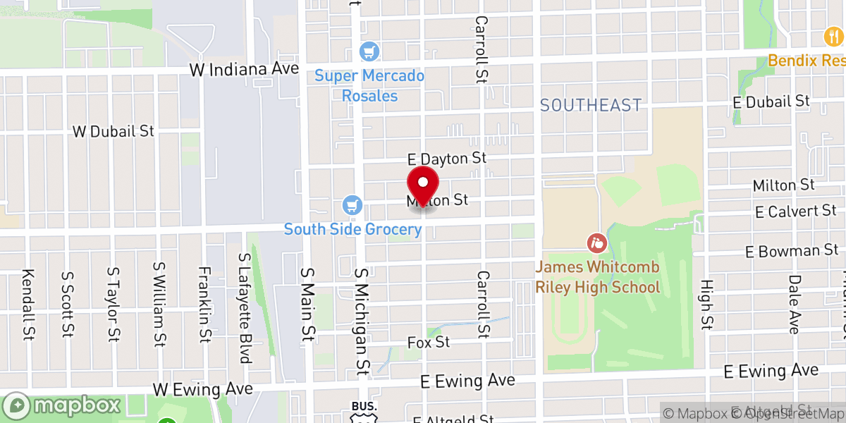Map showing location of Maranatha Fellowship Ministries