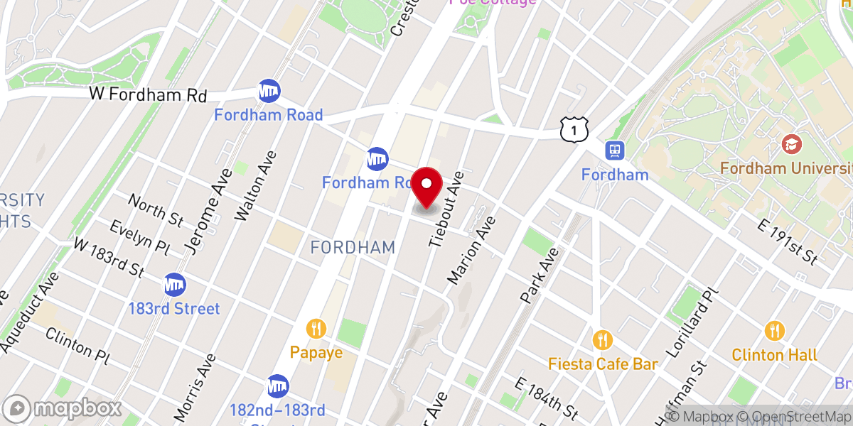 Map showing location of Solomon Temple Baptist Church
