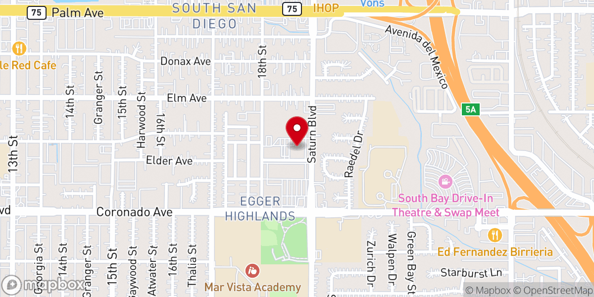 Map showing location of Catholic Engaged Encounter