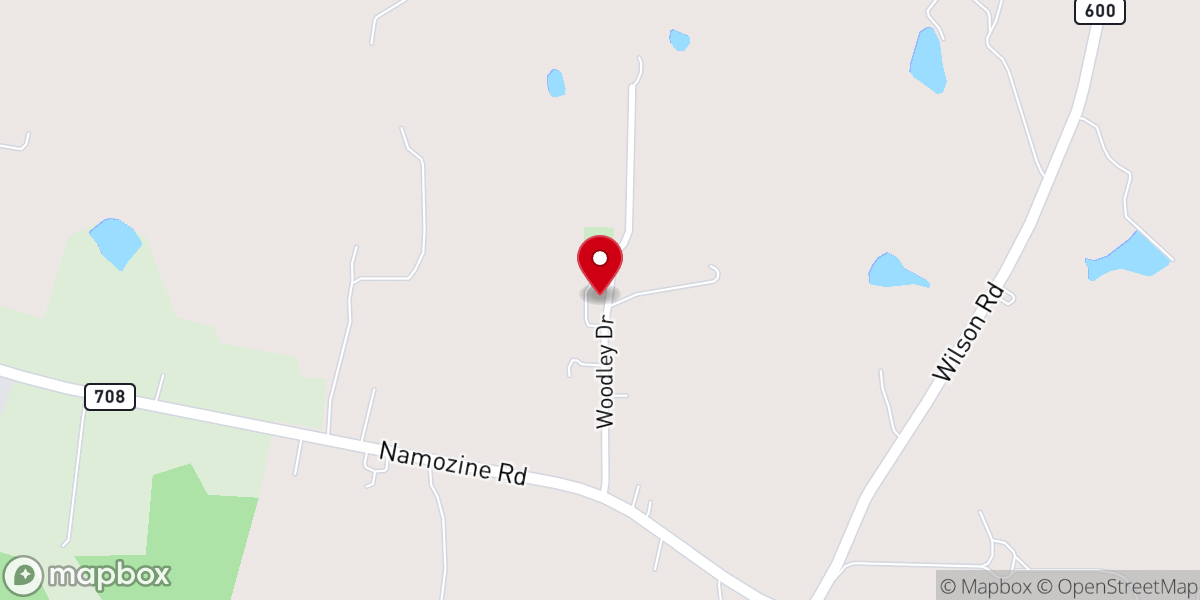 Map showing location of Branches Runn Baptist Church