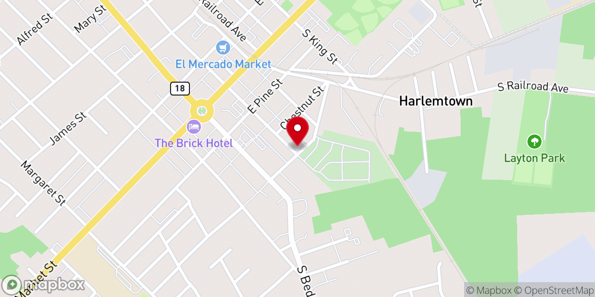 Map showing location of Shechinah Empowerment Center
