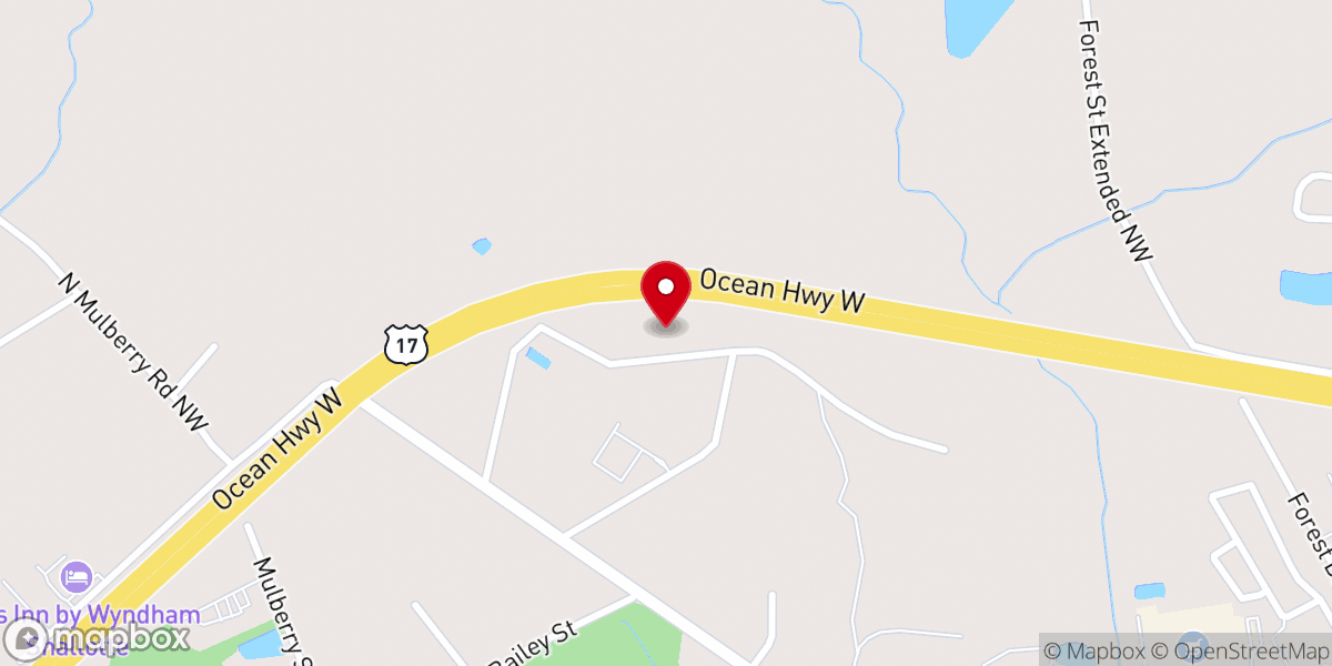 Map showing location of Embracing Christ Fellowship Church