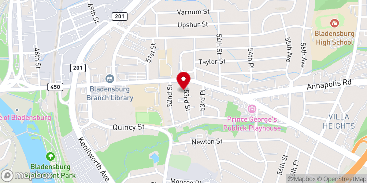 Map showing location of St Luke's Roman Catholic Church