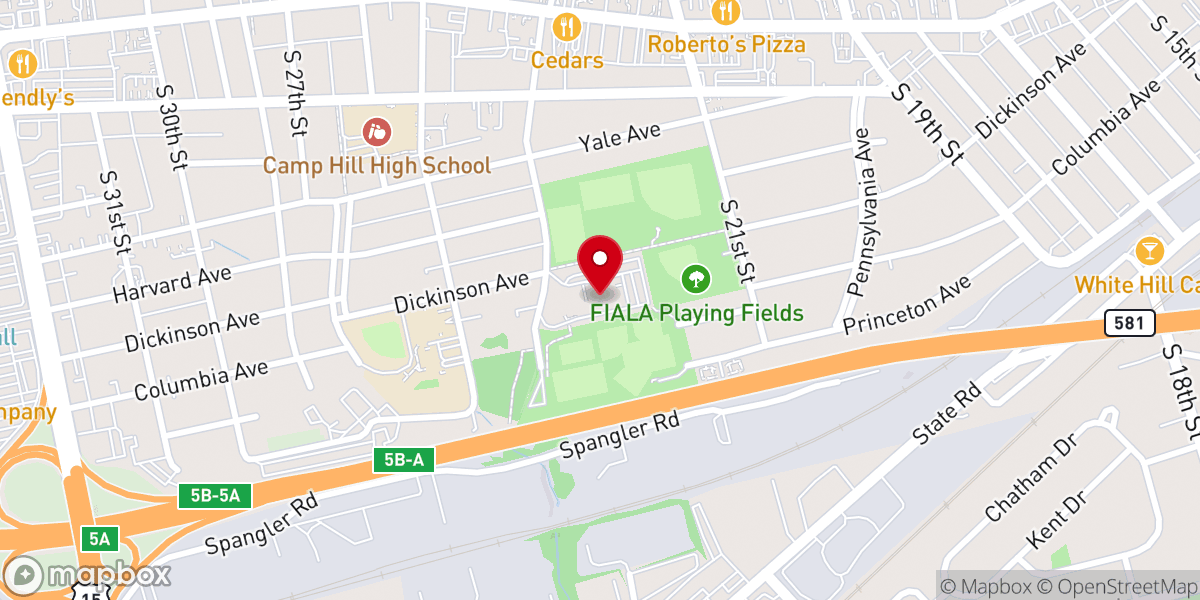 Map showing location of The Children's Center: Churches Affiliated Child Care, Inc. (Caccc)