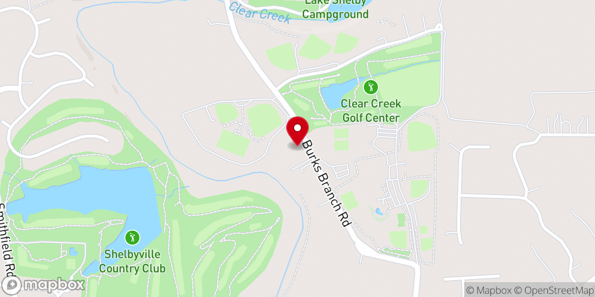 Map showing location of Central Shelby Church Of Christ