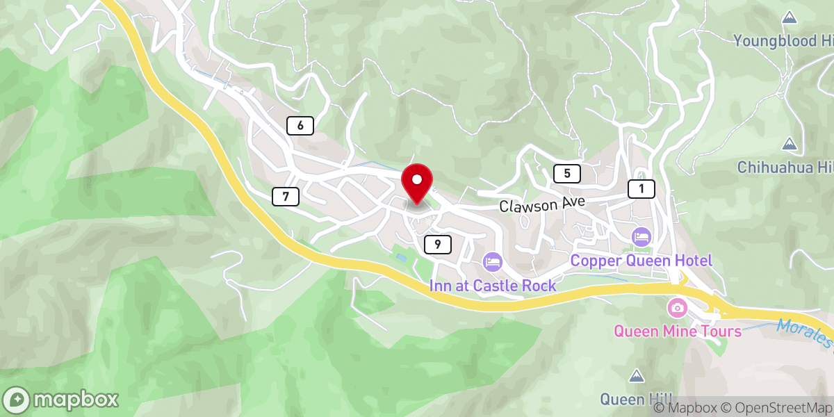 Map showing location of St Patrick Catholic Church