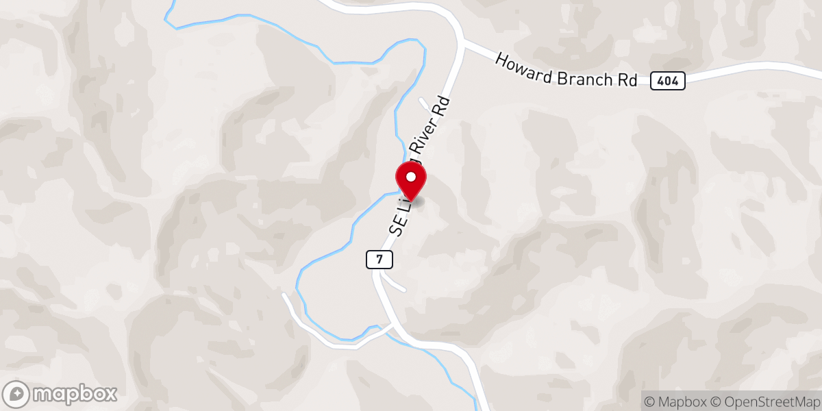 Map showing location of The Head of the Licking River Living Word Pentecostal Church Inc
