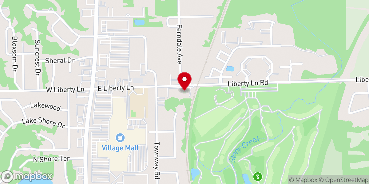 Map showing location of Danville Christian Family Ministry