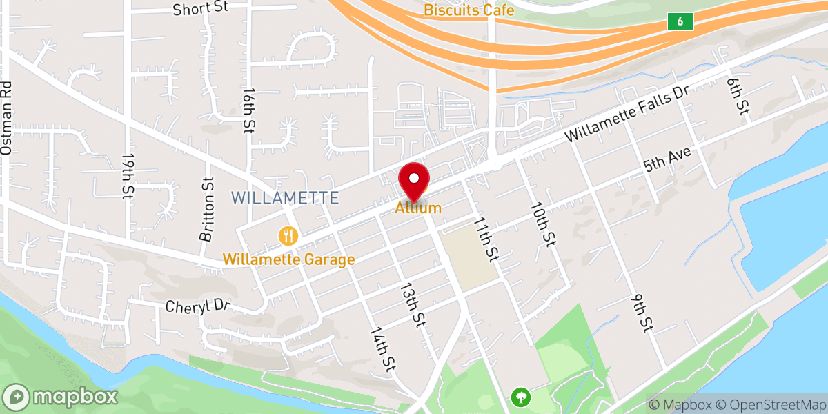 Map showing location of Community of Faith Church