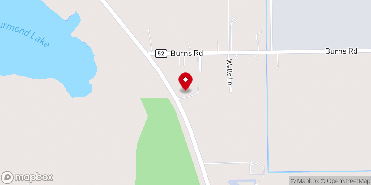 Map showing location of Greater New Macedonia Baptist Church