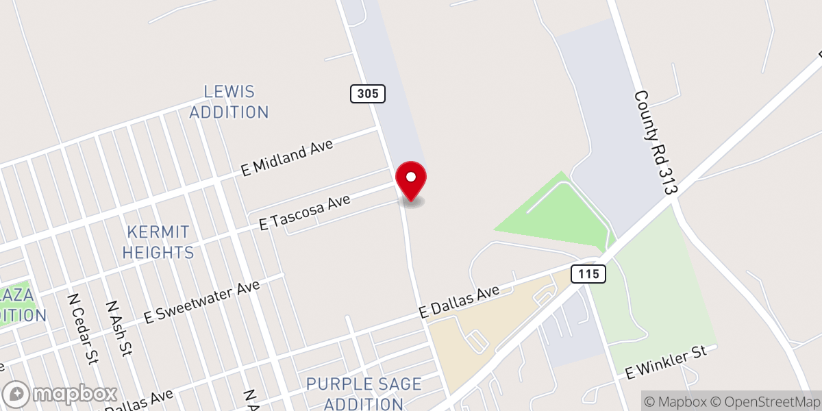 Map showing location of United Pentecostal Church
