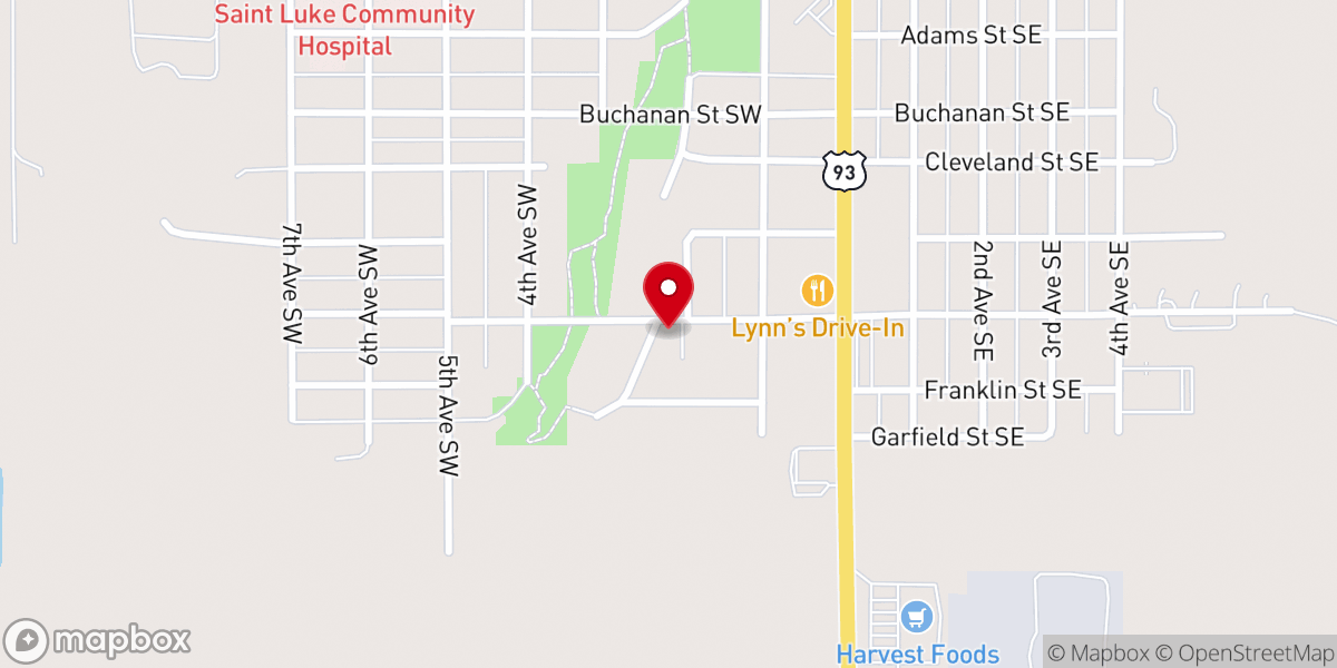 Map showing location of Lighthouse Christian Fellowship