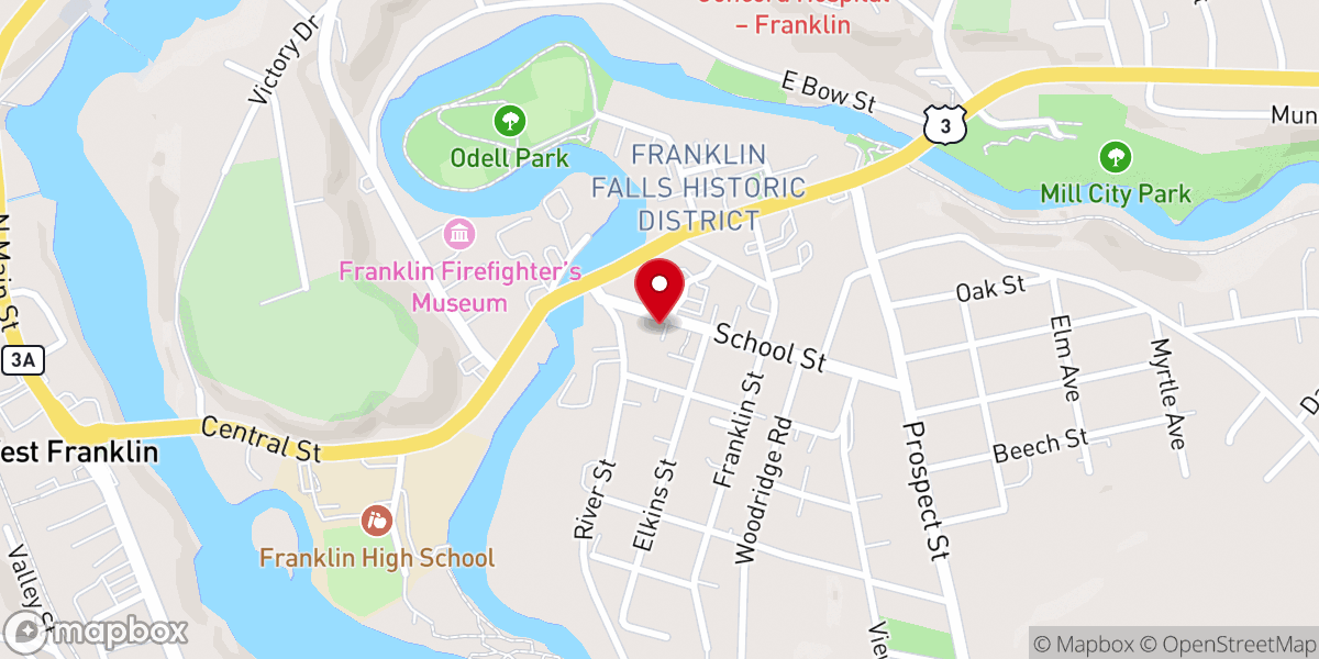 Map showing location of St Gabriel Parish