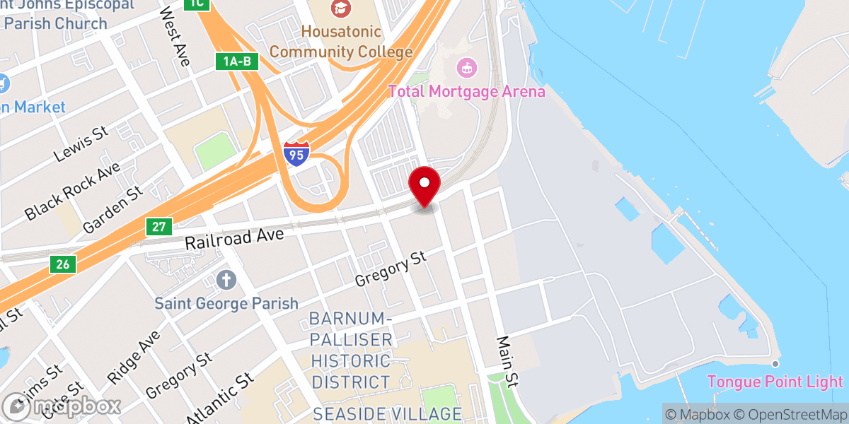 Map showing location of Shiloh Baptist Church