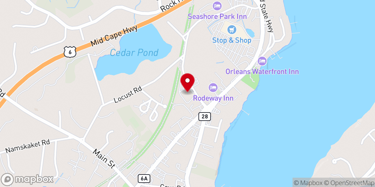 Map showing location of St. Joan of Arc Roman Catholic Church