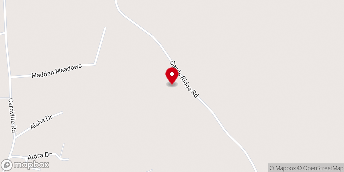 Map showing location of United Pentecostal Church