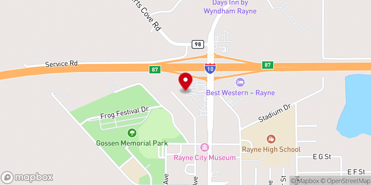 Map showing location of Super 1 Foods