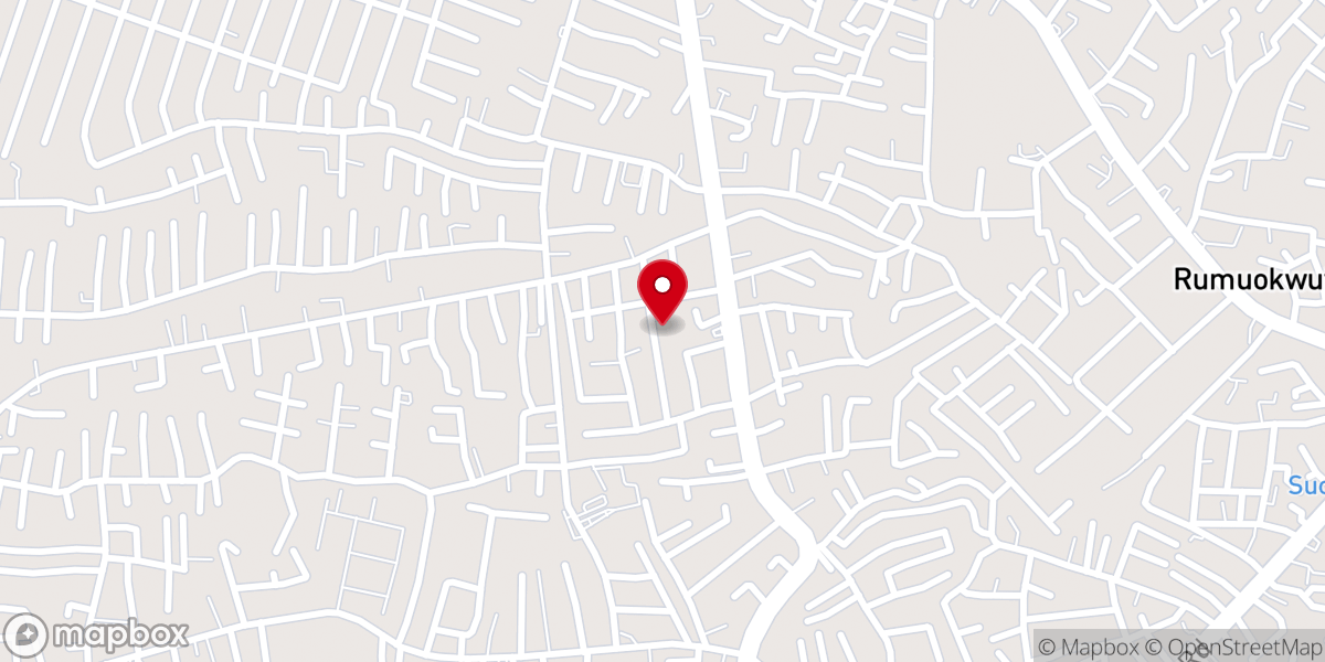 Map showing location of RCCG Prince Arena Parish