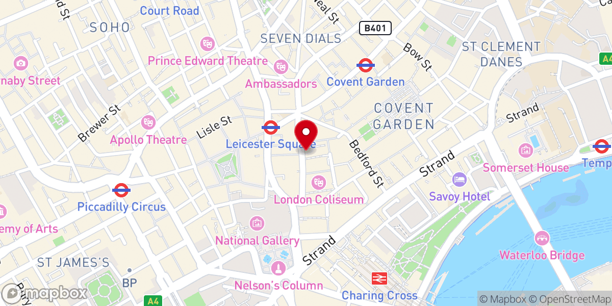 Map showing location of Quaker Meeting House
