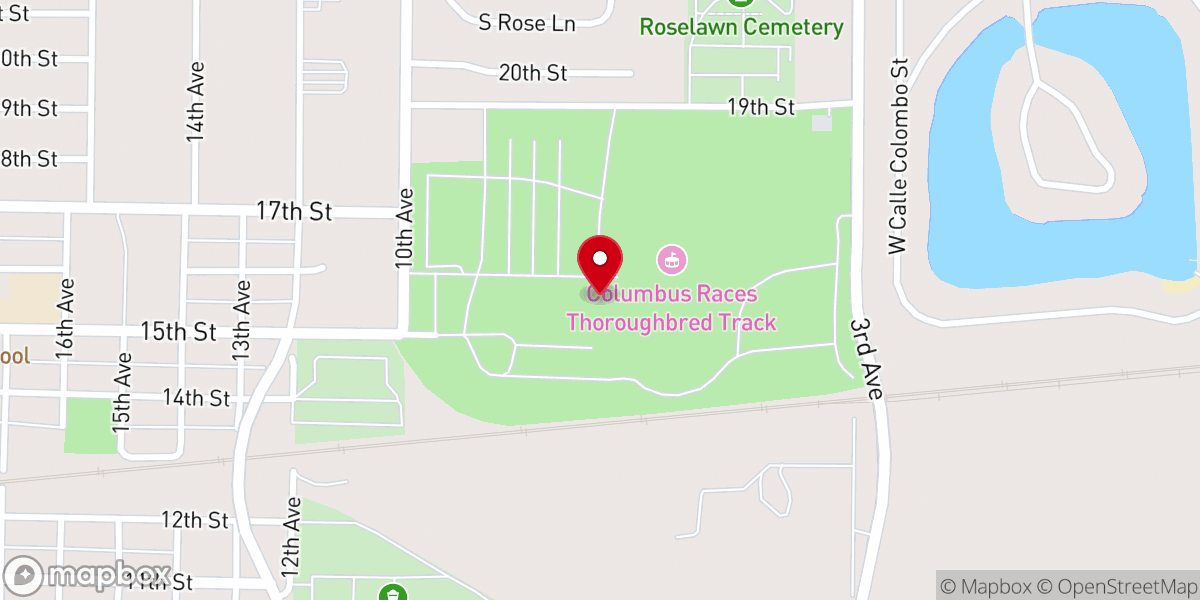 Map showing location of AG Park