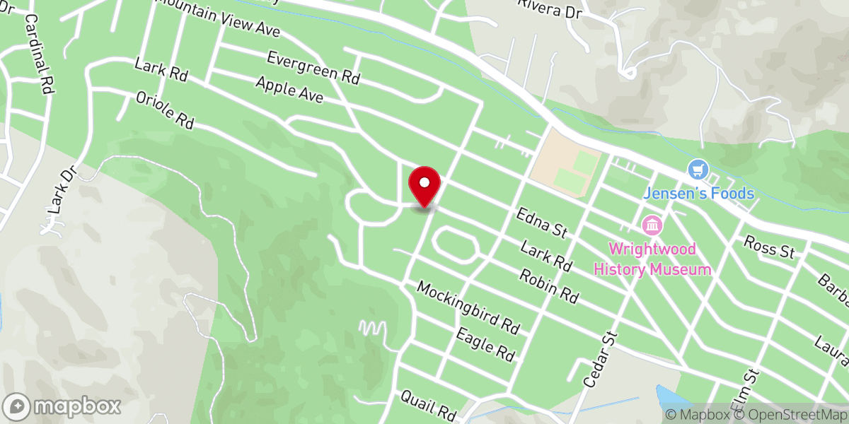 Map showing location of Our Lady of the Snows Church
