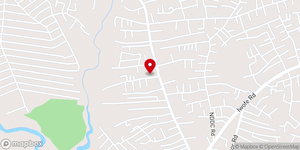 Map showing location of Calvary Anglican Church, Rumuolumeni Parish