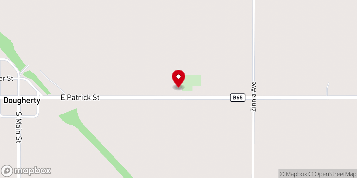 Map showing location of Saint Patricks Church