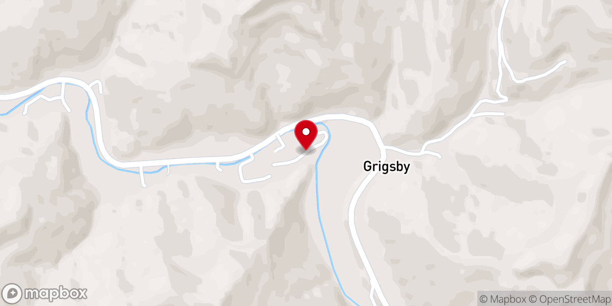 Map showing location of Harvest Baptist Church