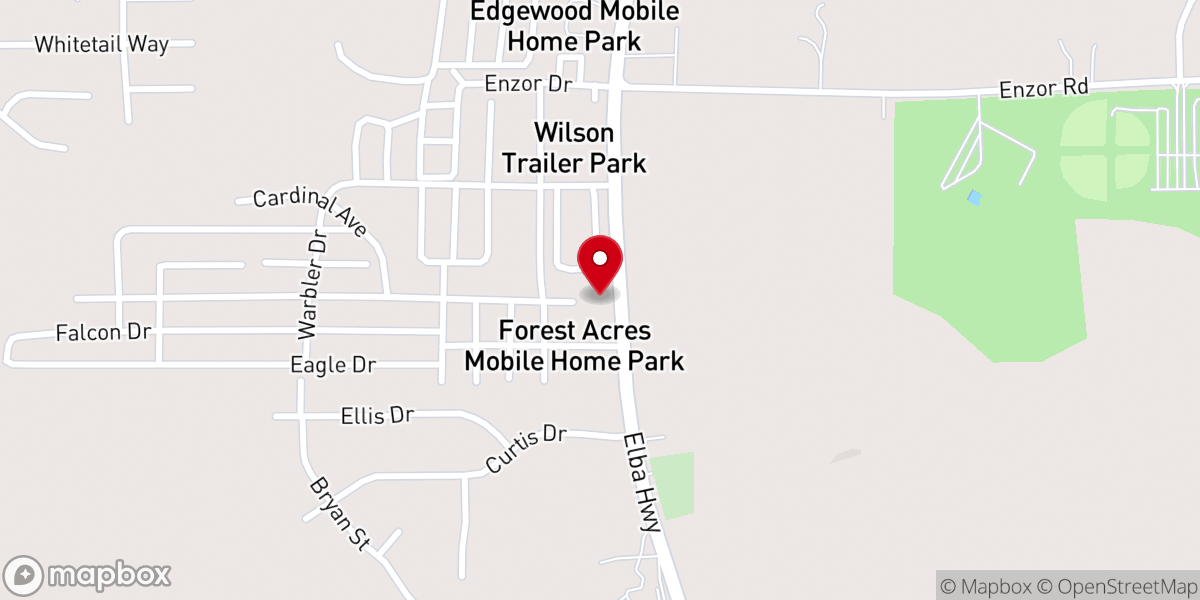 Map showing location of Gods Way Church