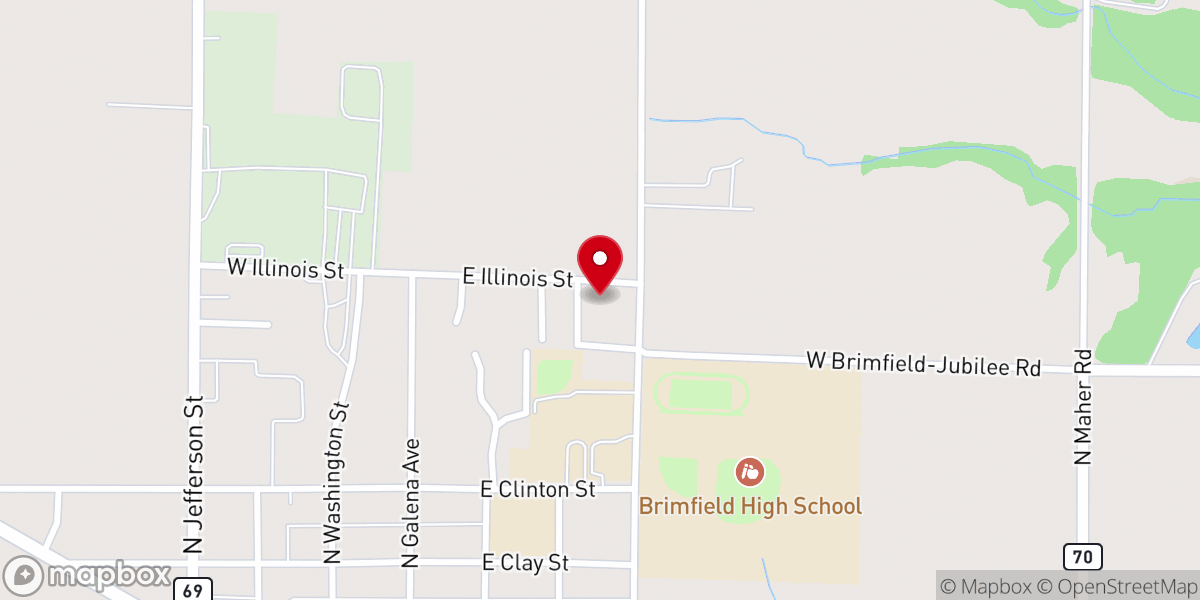 Map showing location of Father Thomas Harrison Parish Hall