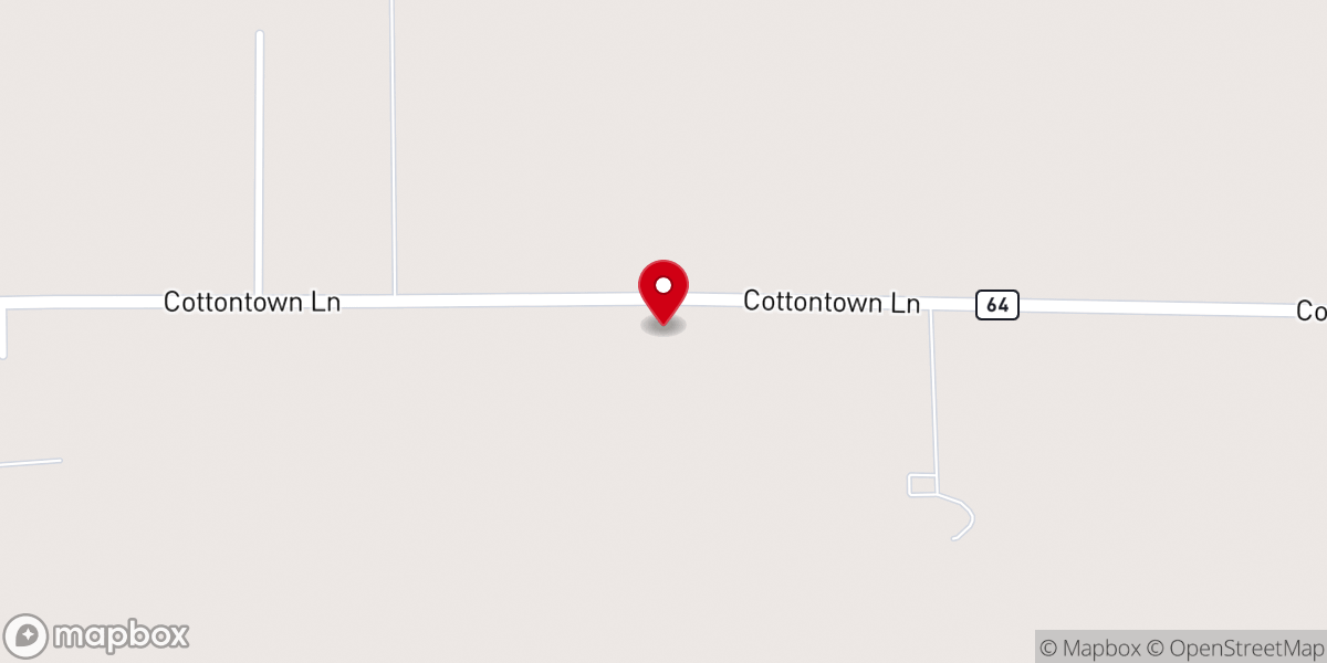 Map showing location of Mount New Home Baptist Church